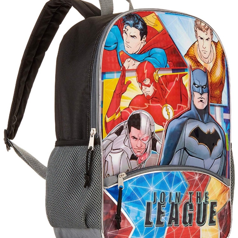 Justice League Large Backpack. - Picture 2 of 5